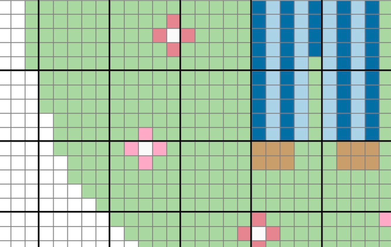 Bouquet Bunny Digital Needlepoint Chart (Instant Download)